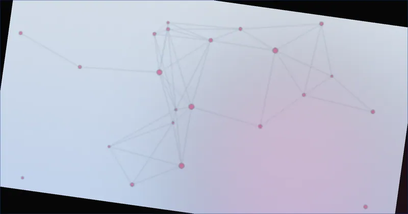 Rose constellation pattern suggesting one clear point among many