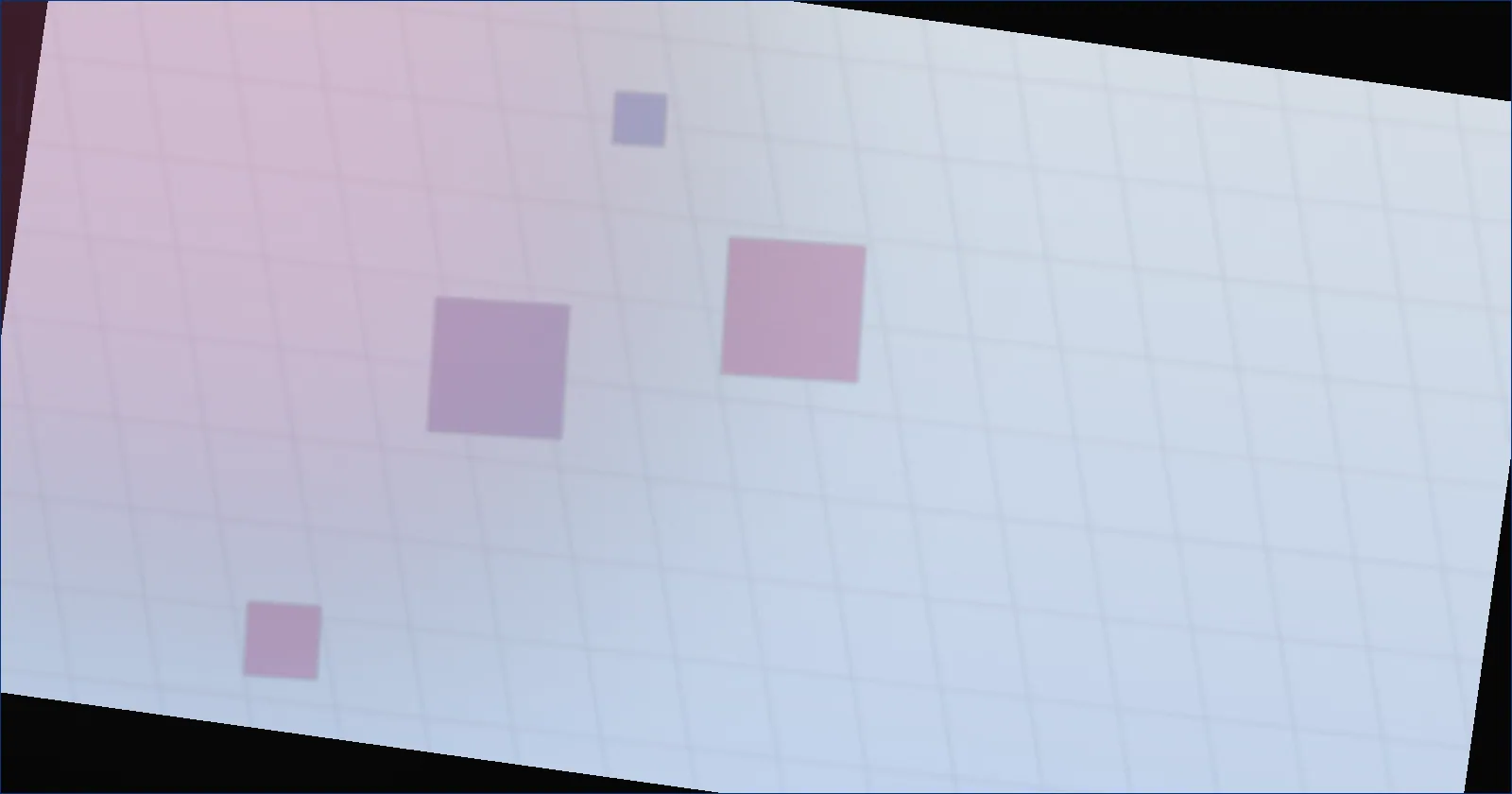 Rose grid pattern suggesting a consistent, repeatable structure