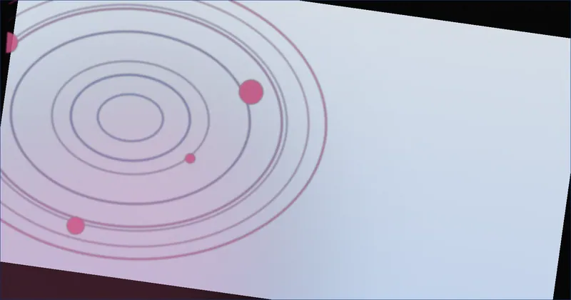 Sapphire orbit pattern suggesting a fast, continuous line of commentary