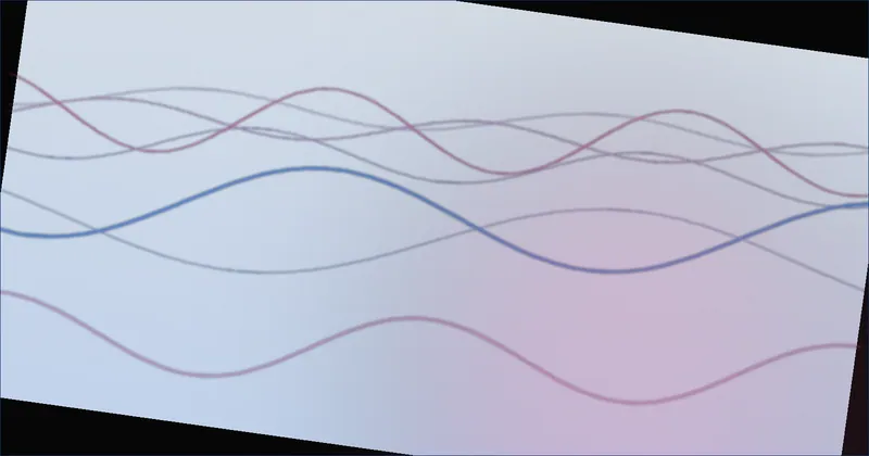 Sapphire wave pattern suggesting a message answered on the first pass