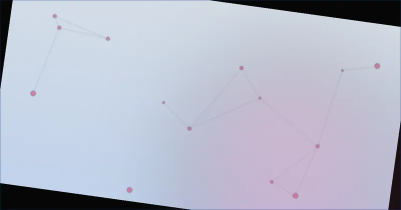 Rose constellation pattern suggesting gaps between visible points