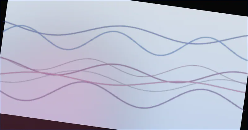 Pale wave pattern suggesting a broadcast reaching a wide, scattered audience