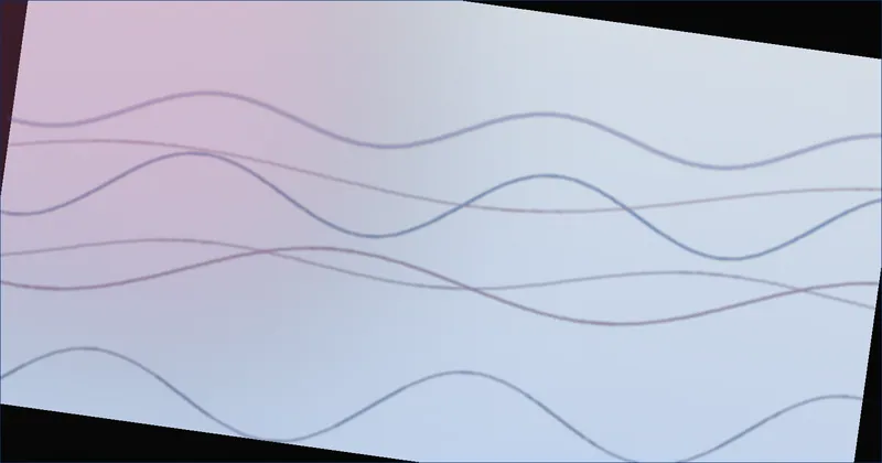 Pale wave pattern suggesting a repeated phrase spreading through a crowd